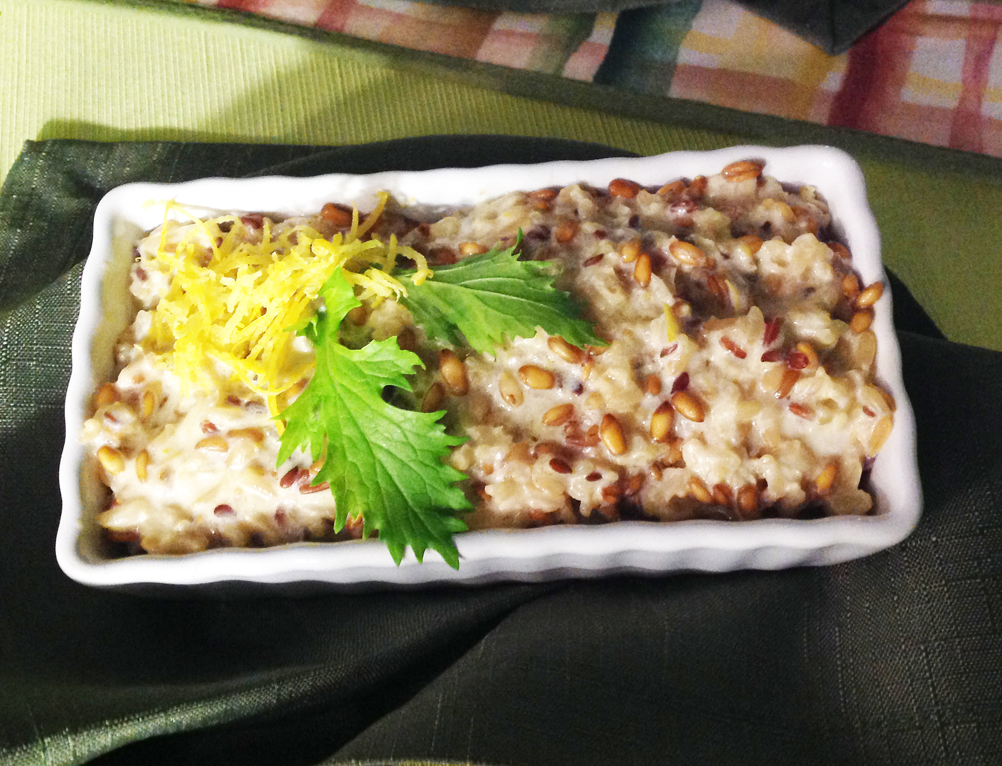 Risoto de limão siciliano