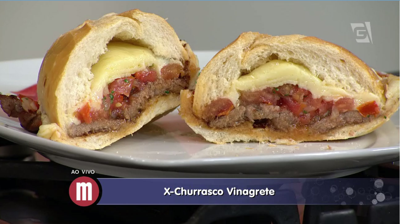 X-churrasco vinagrete