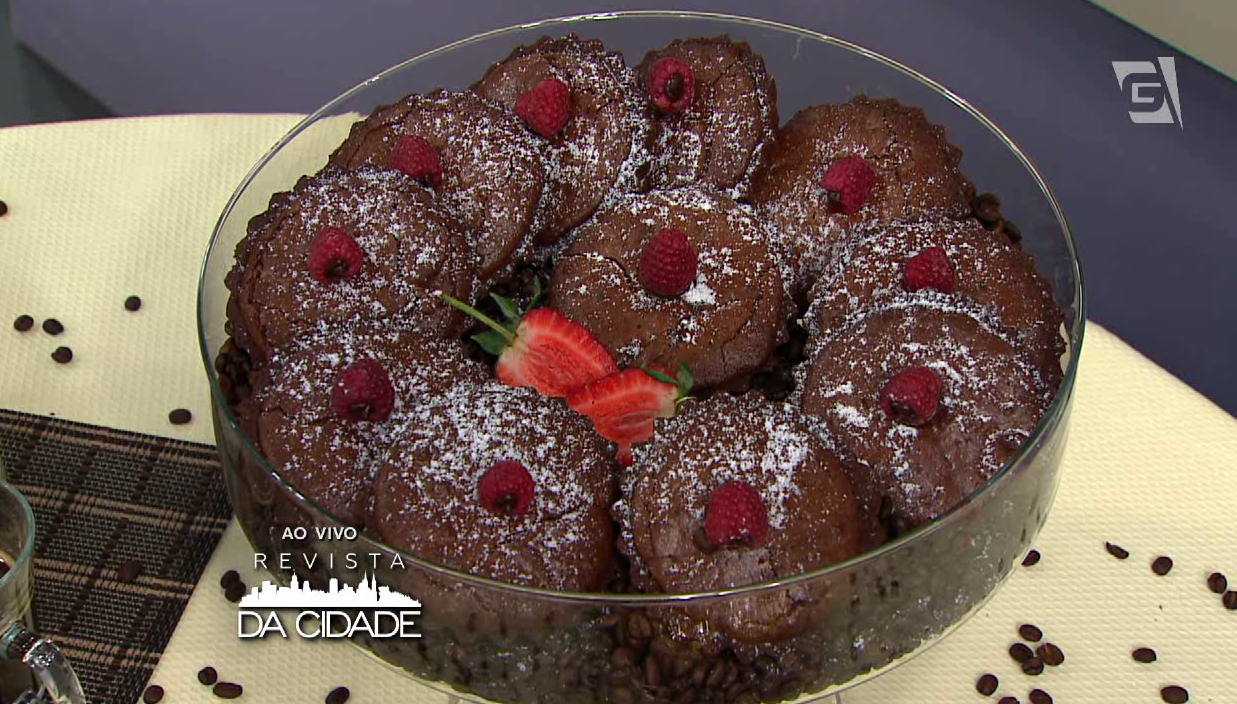 Torta Mousse de Chocolate com Café