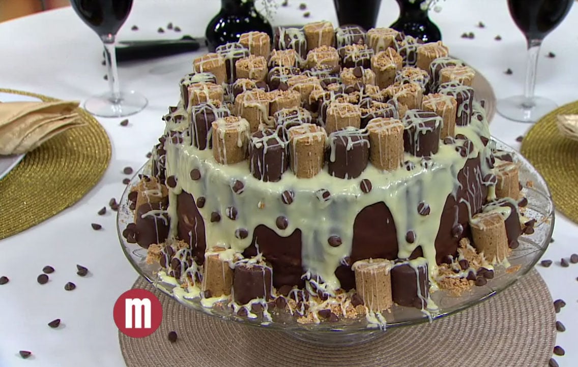 Bolo gelado de paçoca