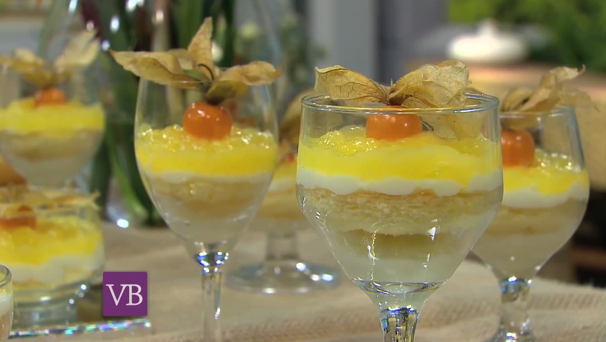 Verrine de Coco e Laranja