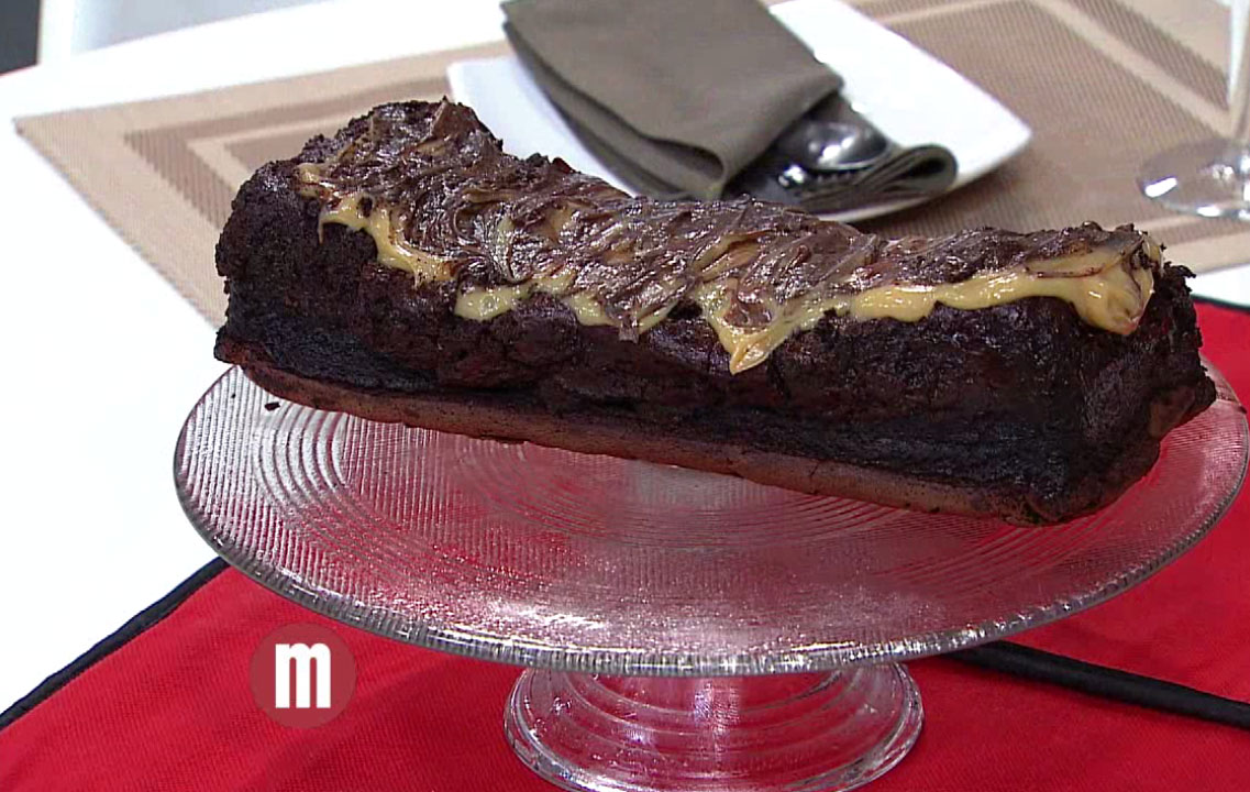 Bolo quente de banana