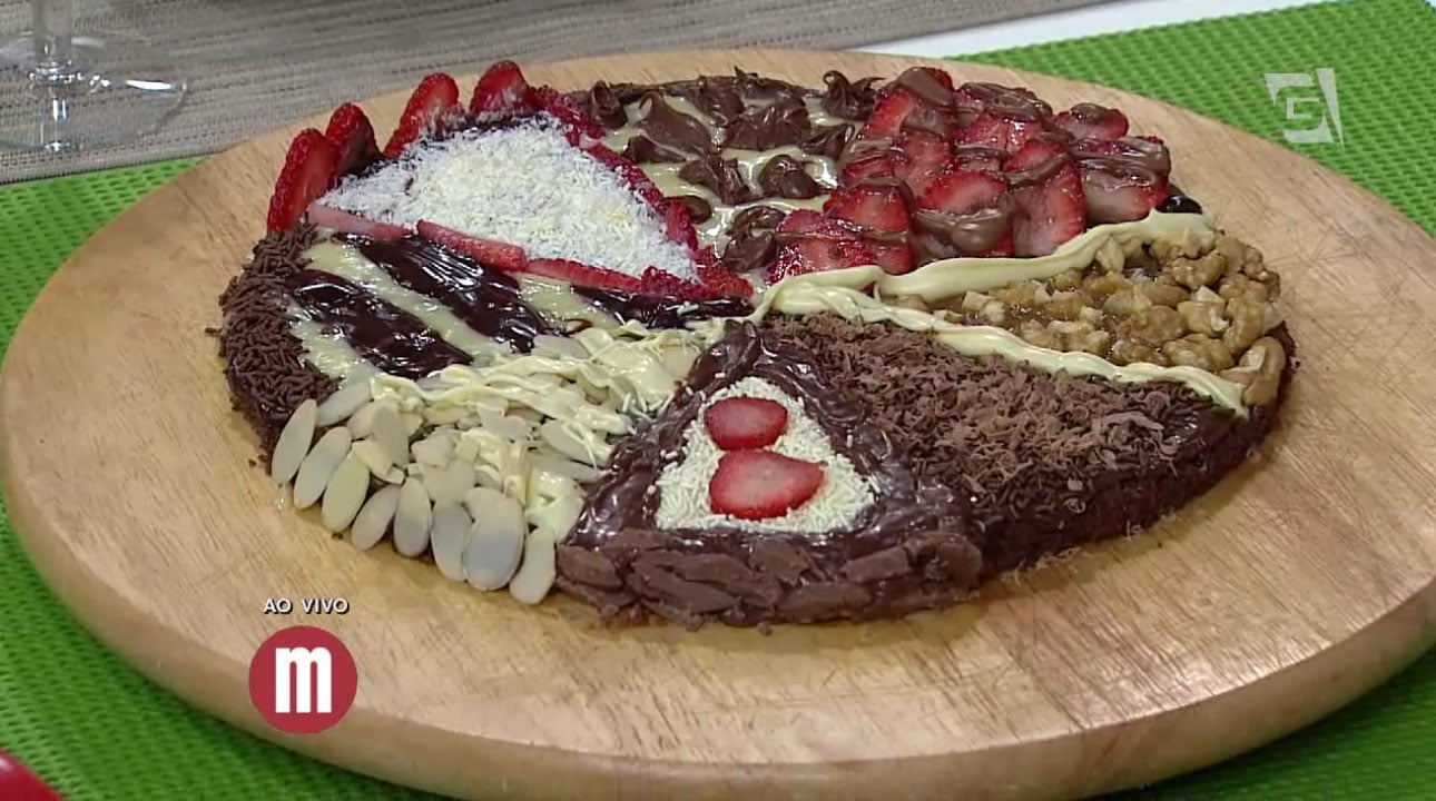 Roda da fortuna de chocolate