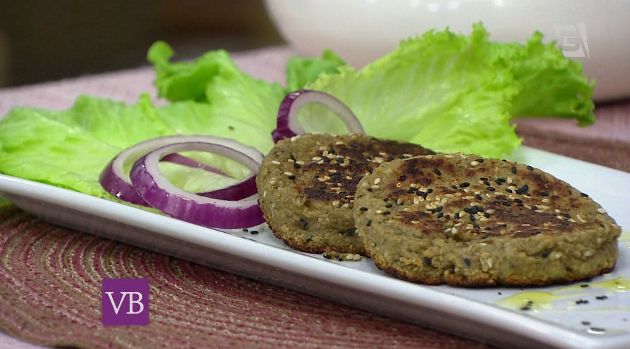 Hambúrguer de berinjela