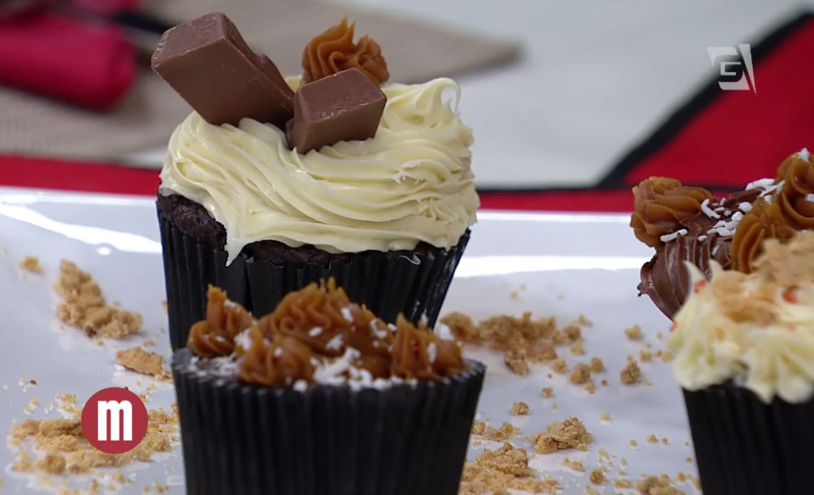 Bolo de bombom com doce de leite