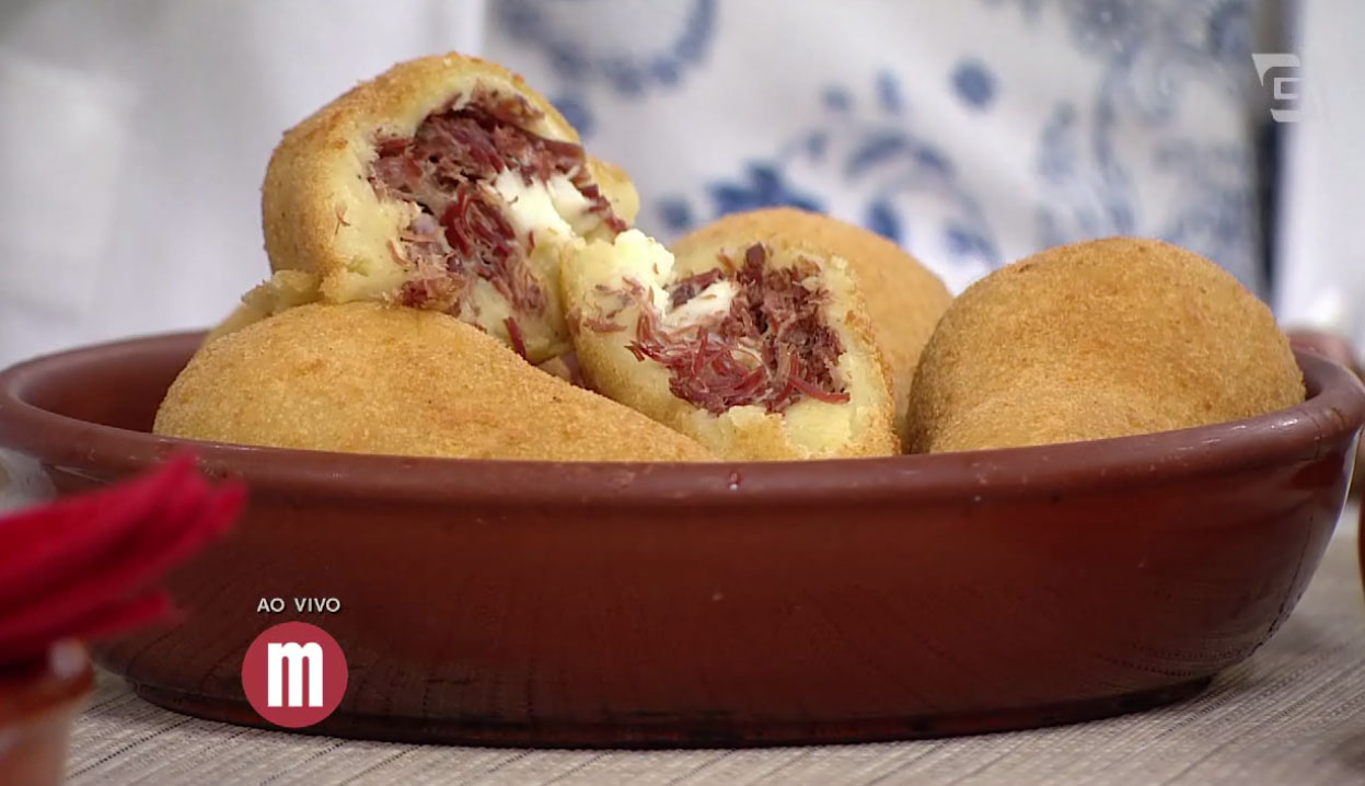 Bolinho de carne seca