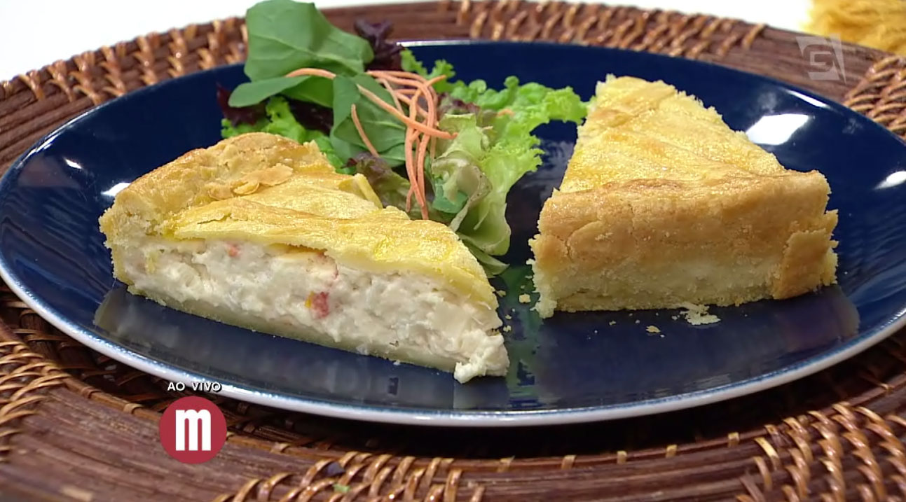 Torta cremosa de palmito