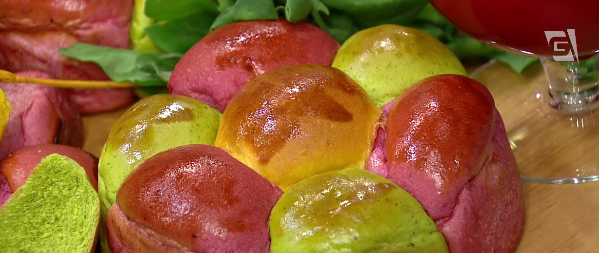 Pão de Beterraba e Espinafre