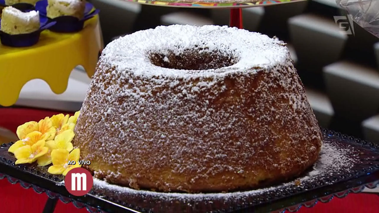 Bolo de Fubá Cozido