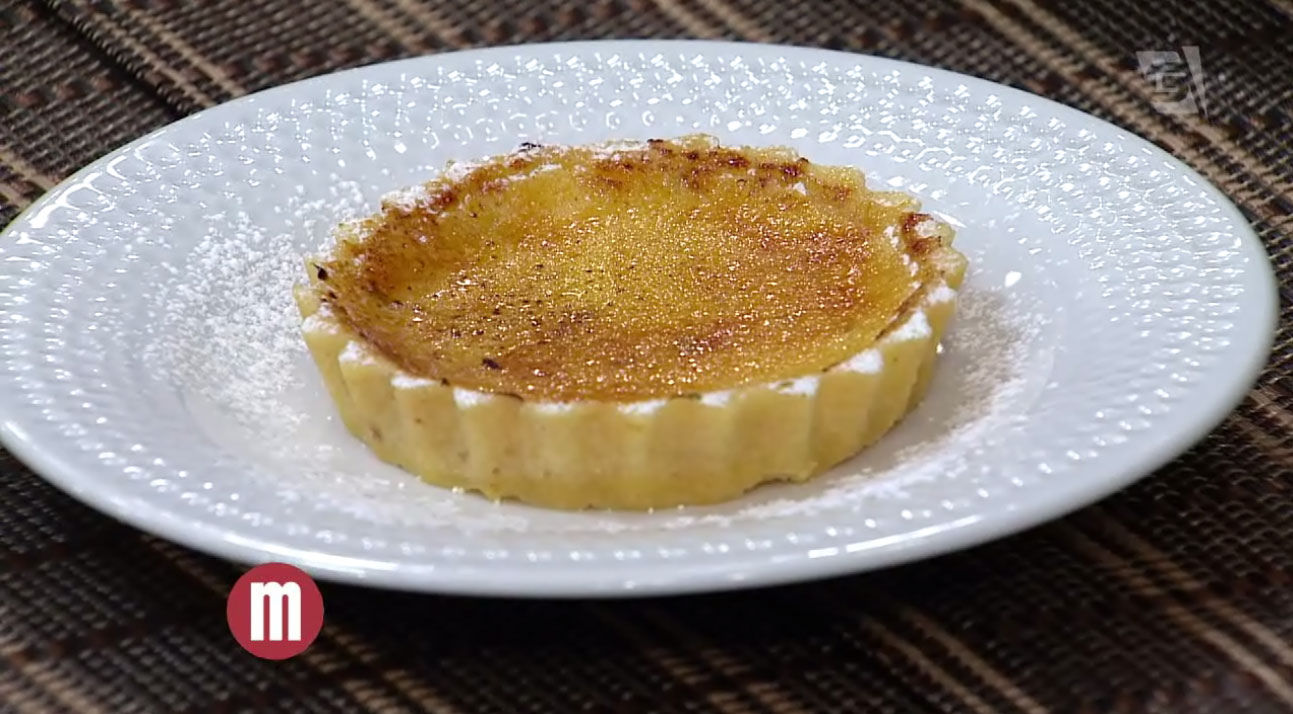 Torta brûlée de maracujá