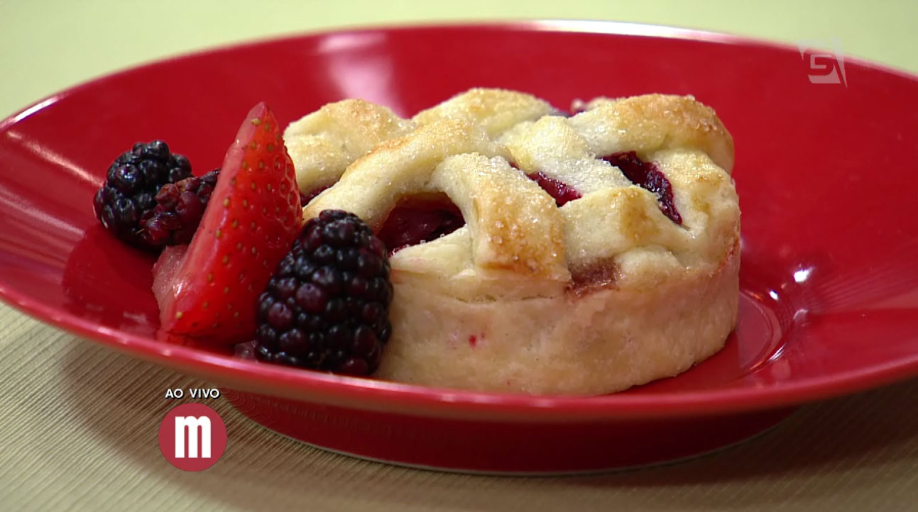 Torta de frutas vermelhas