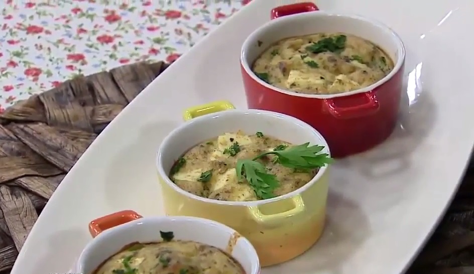 Suflê integral de brócolis