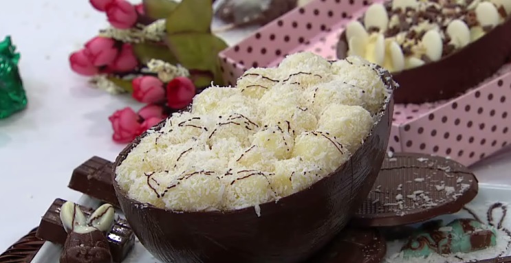 Ovo de Páscoa caseiro