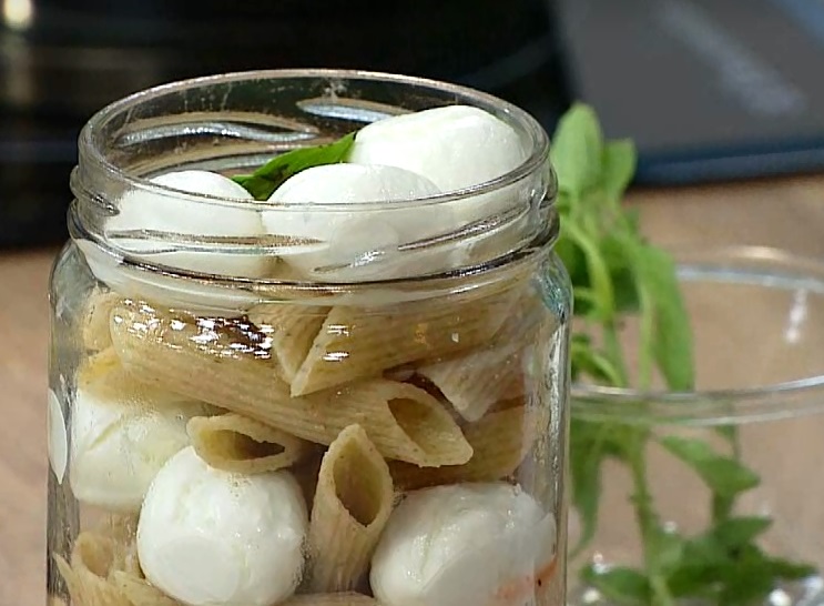 Penne Integral ao Shitake e Pomodoro