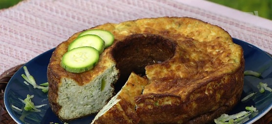 Suflê de Espinafre e Omelete de Abobrinha