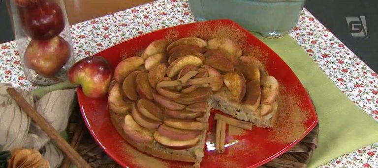 Torta de maçã light