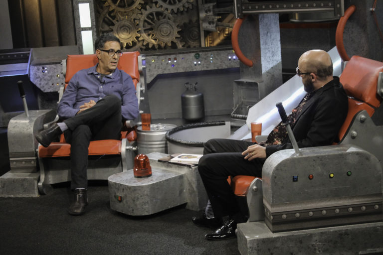 Carpinejar recebe jornalista Arthur Veríssimo