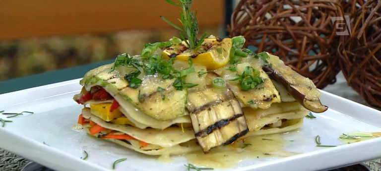 Lasanha primavera sem glúten