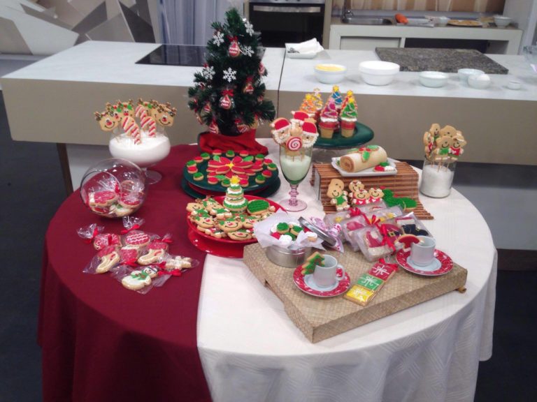 Biscoito decorado de Natal