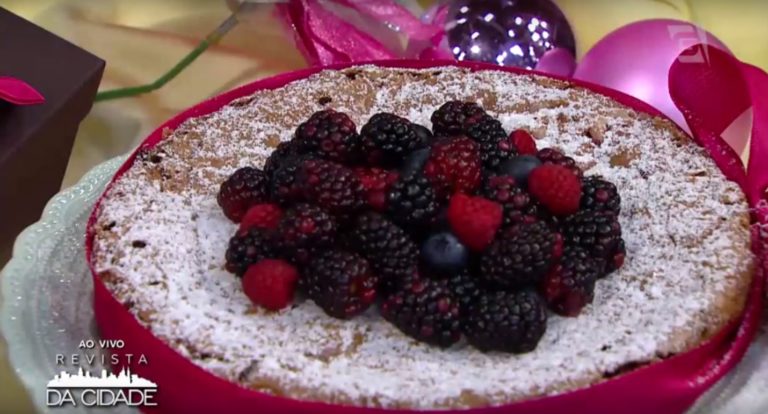 Brownie de frutas vermelhas