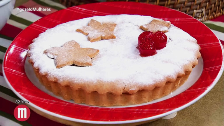 Empadão de frutas cristalizadas