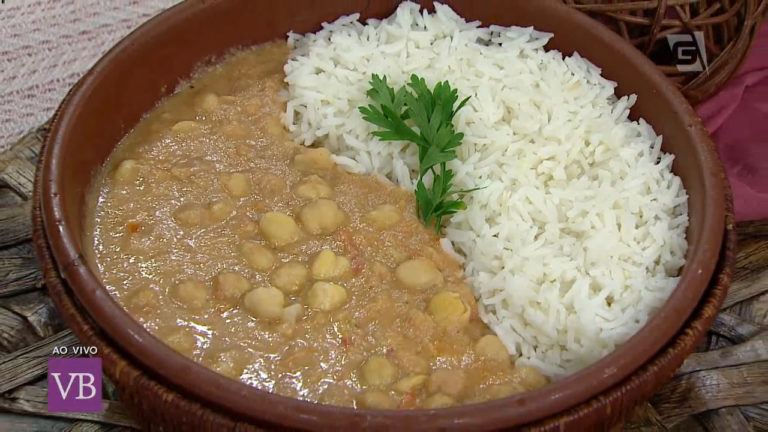 Estrogonofe de grão de bico