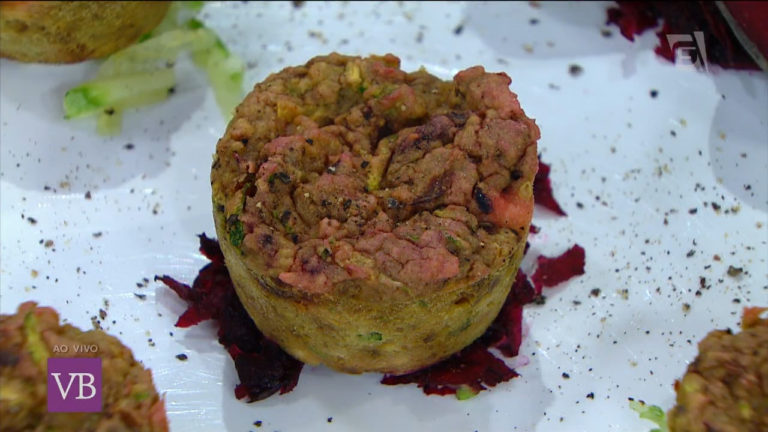 Muffin de beterraba funcional