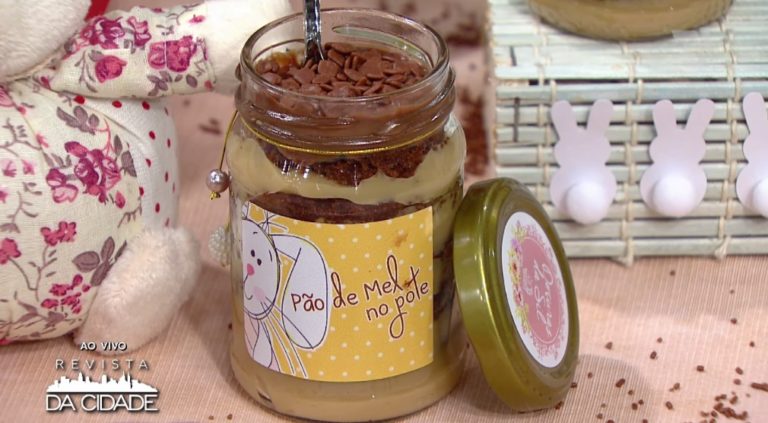 Pão de mel no pote