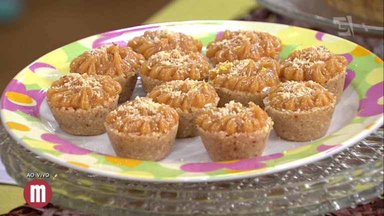 Torta de paçoca com leite em pó