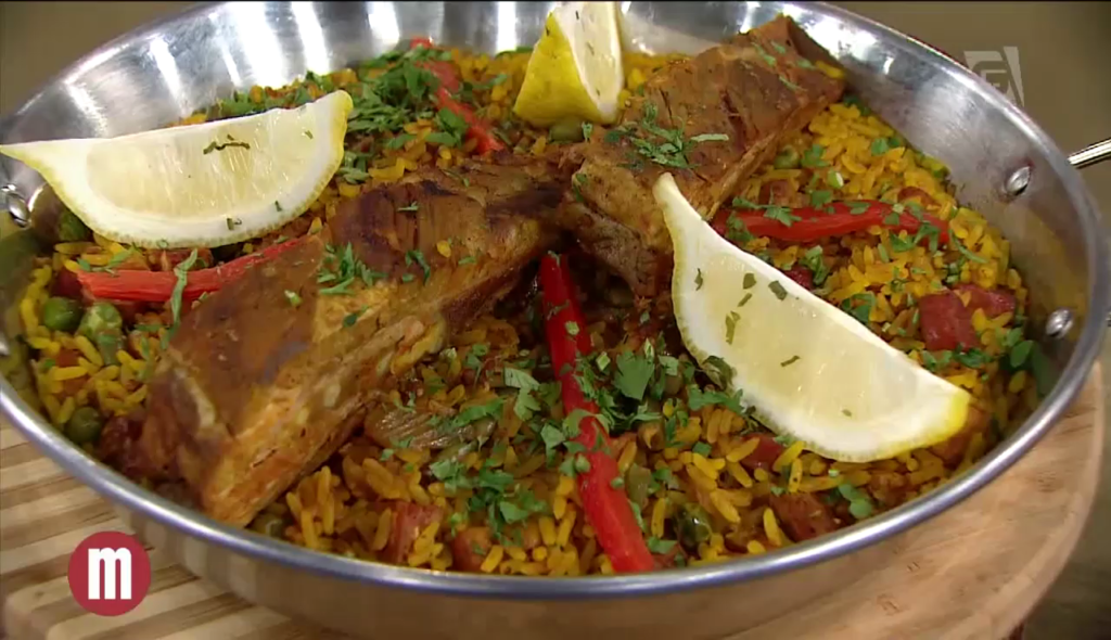 Paella de porco TV Gazeta