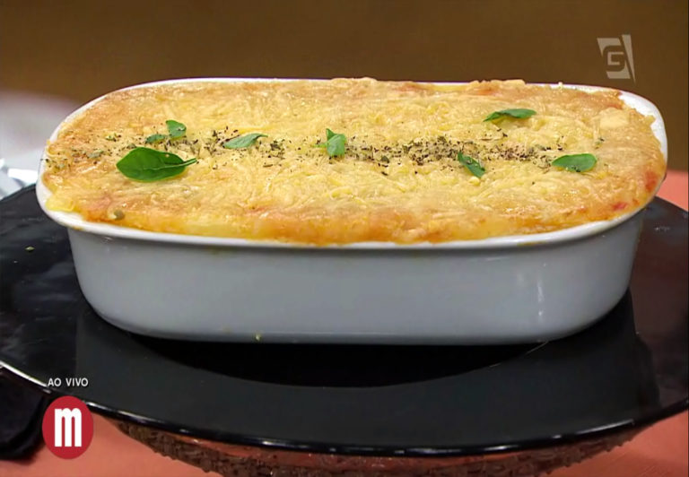 Cremoso de mandioca com muçarela