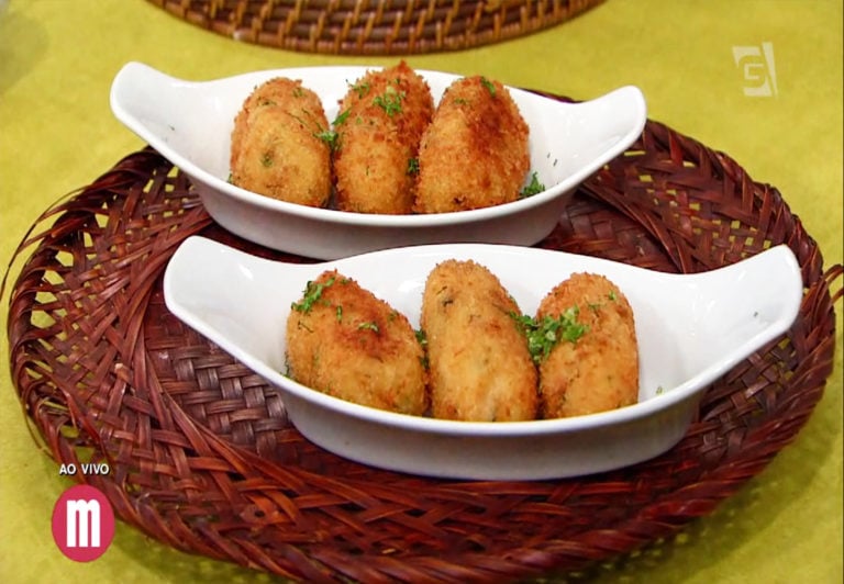 Bolinho de carne moída com batata