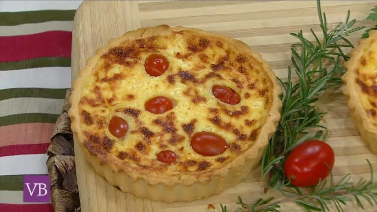 Quiche de legumes e tomate
