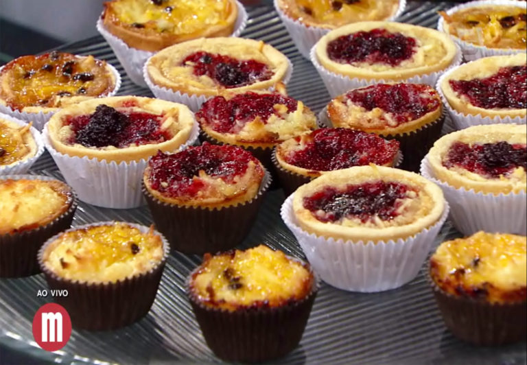 Queijadinha recheada