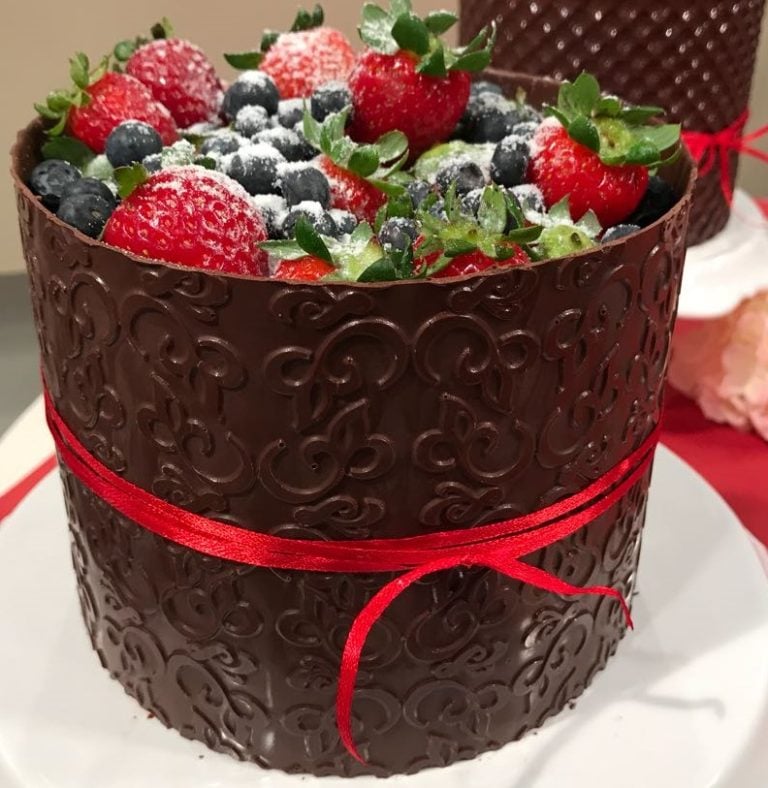 Receita de bolo texturizado