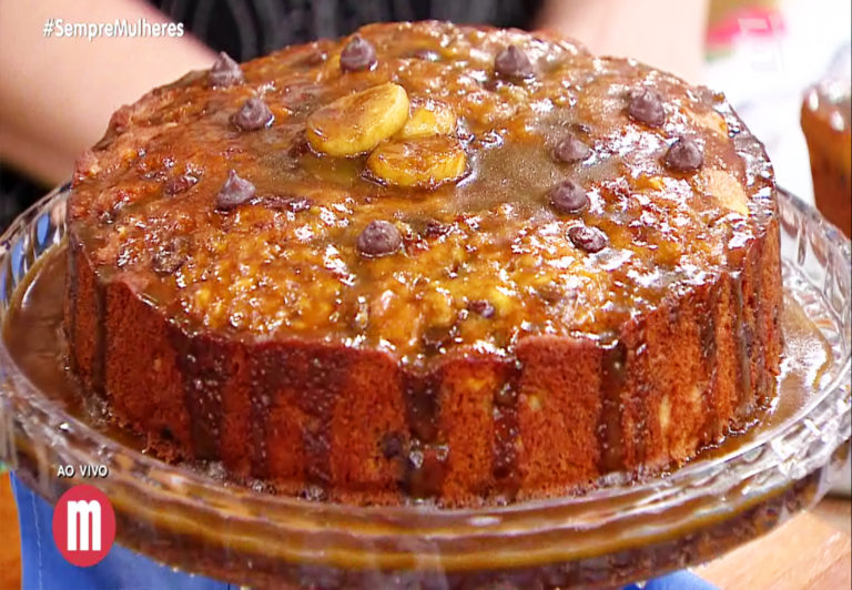 Bolo de banana americano