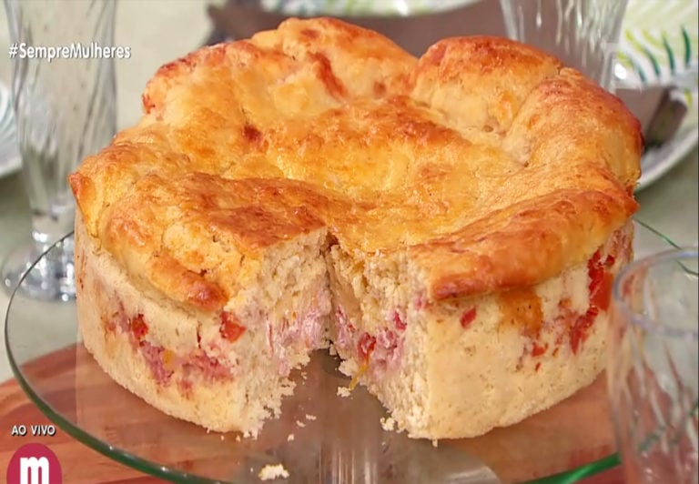 Torta cremosa de pizza