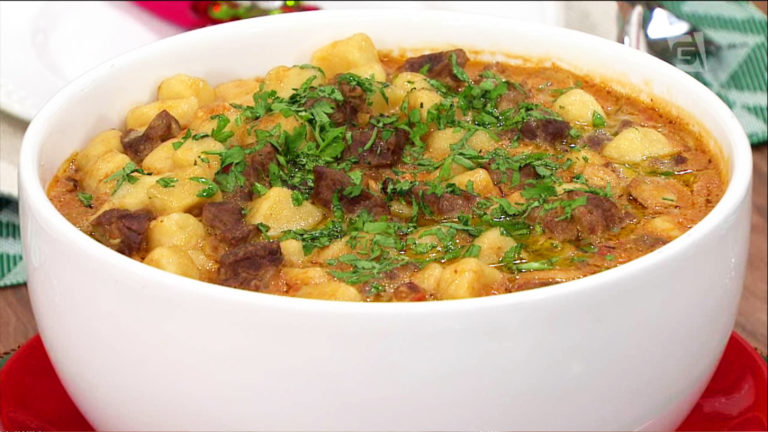 Strogonoff de nhoque