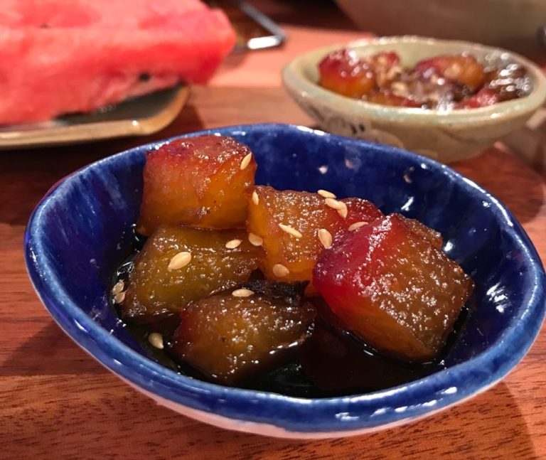 Doce de casca de melancia e Gastronomia Periférica