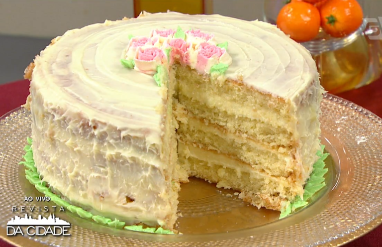 Bolo de laranja trufado