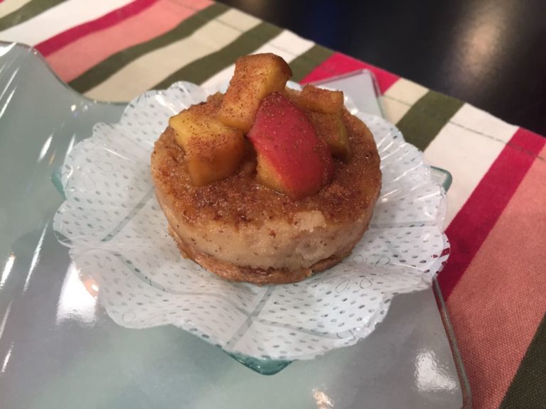 Cheesecake vegano de maçã