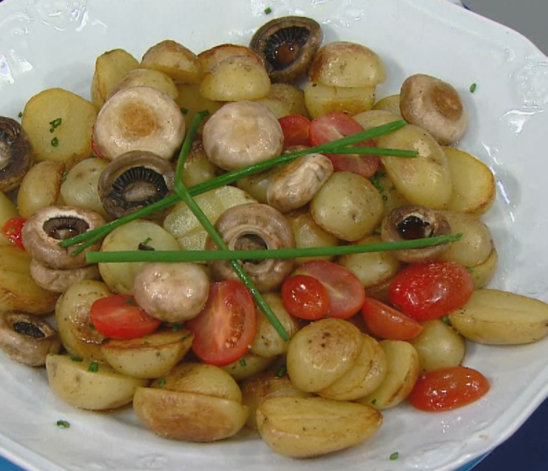 Carne com Batatas e Cogumelos