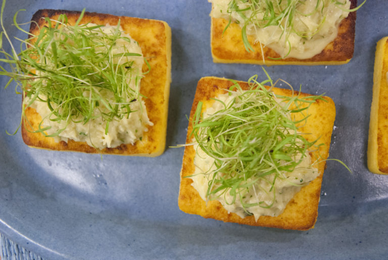 Baccalá Mantecato, Milanesa de frango recheado e Mousse