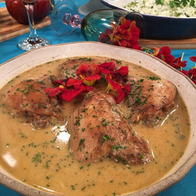 Frango Thai ao leite de Coco