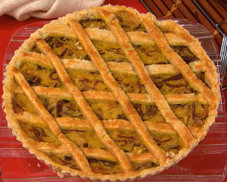 Torta de carne seca com abóbora