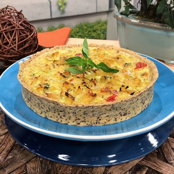 Quiche de bacalhau