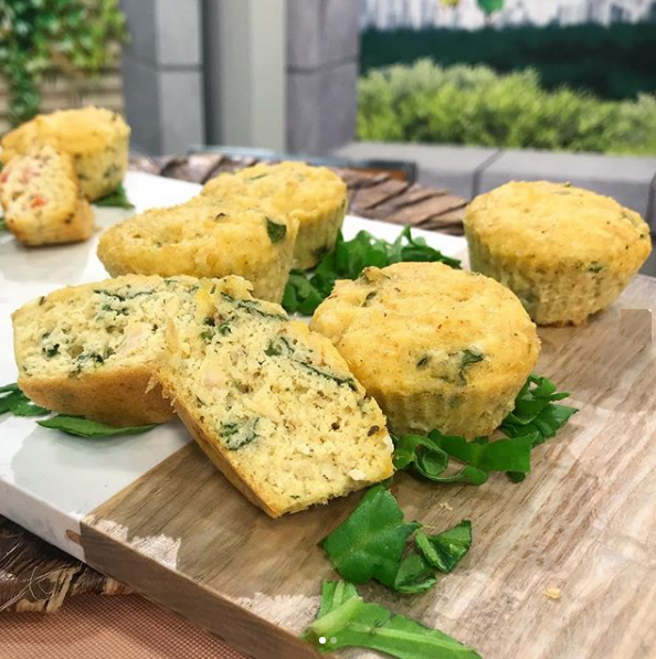 Muffins salgados low carb