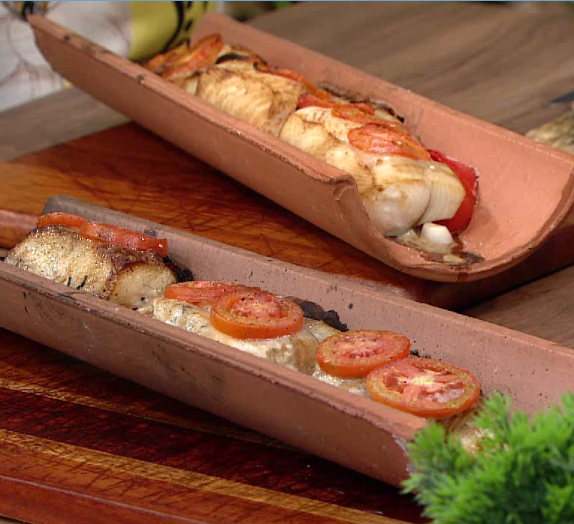 Lombo de cação na telha