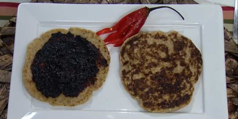 Panqueca e biscoitos de Inhame