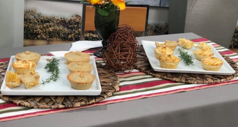 Empadinha de frango saudável